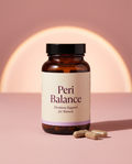 Peri Balance amber bottle — Hormone Support for Women, with herbal capsules